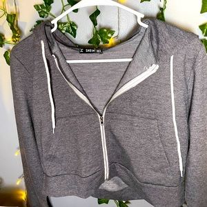 SHEIN cropped hoodie